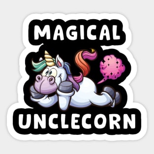 Magical UncleCorn Unicorn Lover Sticker